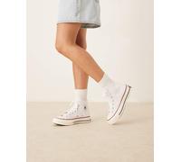 Converse - Chuck 70 Hi - Sneakers alte bianche vintage in tela-Bianco 40