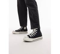 Converse - Chuck 70 Hi - Sneakers alte nere con stampa leopardata-Nero 39.5