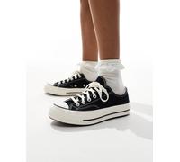 Converse - Chuck 70 Ox - Sneakers a pianta larga nere-Nero WM 10.5
