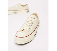 Converse - Chuck 70 Ox - Sneakers in tela color pergamena-Bianco WM 8