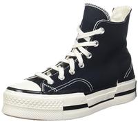 Converse Chuck 70 Plus Canvas, Scarpe da Ginnastica Basse Donna, Nero, 39 EU