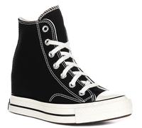 Converse Scarpe Donna Chuck Taylor All Star Zeppa Stringate Nero 36 EU