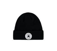 Converse Chuck Patch Watch Cap Beanie Cappello da Bambini in Nero, Taglia One Size Black