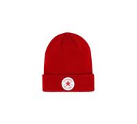 Converse Chuck Patch Watch Cap Beanie Cappello da Bambini in Rosso, Taglia One Size Enamel Red
