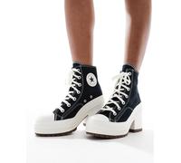 Converse - Chuck Taylor 70's Deluxe Heel - Sneakers a stivaletto nere con tacco-Nero 38