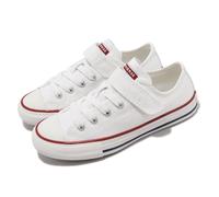 Converse Chuck Taylor All Star 1V White Red Strap Kids Preschool Casual 372882C