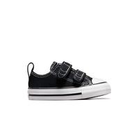 Converse Chuck Taylor All Star 2V Tdlr/yth Scarpa Low Top, Cotone da Bambini in Nero, Taglia 18 Nero