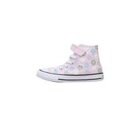 Converse Chuck Taylor all Star A17089C Scarpe Alte Bambina,Rosa con Fiori,con Laccio Elastico e Strappo (Rosa (New Found Bloom/White), Sistema Taglie Calzature EU, Adolescente, Numero, Media, 34)