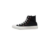 Converse Chuck Taylor All Star Cherries - Sneaker da donna in tessuto, Nero/rosso, 38 EU