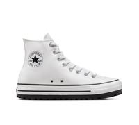 Converse Chuck Taylor All Star City Trek Scarpa High Top, Cotone da Uomo in Bianco, Taglia 39 Bianco/Nero/Bianco