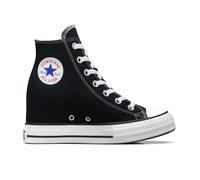 Converse Chuck Taylor All Star Classic Wedge Platform Scarpa High Top, Cotone da Donna in Nero, Taglia 43 Nero/Rosso/Navy