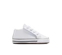 Converse Chuck Taylor All Star Cribster Scarpa Mid Top, Pelle da Bambini in Bianco, Taglia 18 Bianco/Avorio naturale/Bianco