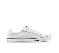 Converse Chuck Taylor All Star Dainty Lucky Scarpa Low Top, Cotone da Donna in Bianco, Taglia One Size Bianco/Nero/Bianco