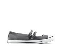 Converse Chuck Taylor All Star Dainty Mary Jane Slip-On Scarpa Low Top, Cotone da Donna in Grigio, Taglia One Size Pelle di squalo/Bianco/Avorio naturale