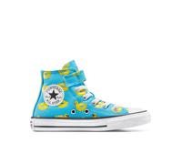 Converse Chuck Taylor All Star Easy-On Pool Float Scarpa High Top, Cotone da Bambini in Blu, Taglia One Size Gnarly Blue/Dandy Lion/Bianco