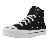 Converse A09121C Ct As Eva Lift Platform Y2K Scarpe da ginnastica, Nero/Bianco Vintage/Egret, 4.5 Big Kid