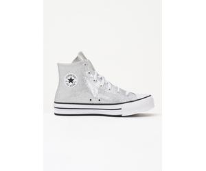 Converse Chuck Taylor All Star Eva Lift disco Glitter Argento da Donna 37 Argento