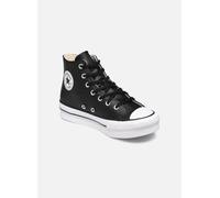 Chuck Taylor All Star Eva Lift Leather Platform Hi by Converse 34 Nero