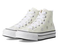 Converse Chuck Taylor All Star EVA Lift Platform Florals, unisex, per bambini, Garzetta bianca/Surplus pallido, 5 Big Kid