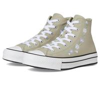 Converse Chuck Taylor all Star Eva Lift Platform Florals (Big Kid), Piattaforma, Surplus Pallido/Bianco/Viola Calore, 36.5 EU