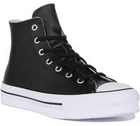 Converse - Chuck Taylor All Star Eva Lift Leather Platform Hi Nero - Sneakers 37 1/2 Nero