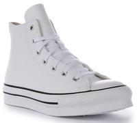 CONVERSE Chuck Taylor all Star Eva Lift Platform Leather, Sneaker Uomo, White/Natural Ivory/Black, 37 EU