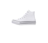 CONVERSE Chuck Taylor all Star Eva Lift Platform Leather, Sneaker Uomo, White/Natural Ivory/Black, 39 EU