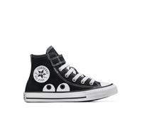Converse Chuck Taylor All Star Eyes Easy-On Scarpa High Top, Cotone da Bambini in Nero, Taglia 35 Nero/Bianco/Nero