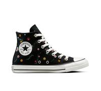 Converse Chuck Taylor All Star Floral Embroidery Scarpa High Top, Cotone da Donna in Nero, Taglia One Size Black/Frozen Acai/Branch Out