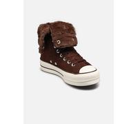 Converse - Chuck Taylor All Star Fold Over Lift - Sneakers marroni con risvolto-Marrone 37.5