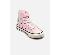 Converse Chuck Taylor all Star A19066C Scarpe Alte Bambina,Rosa con Cuori,Chiusura con Laccio Elastico e Strappo (Rosa, Sistema Taglie Calzature EU, Adolescente, Numero, Media, 35)