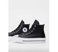 SCARPE CONVERSE CHUCK TAYLOR ALL STAR LIFT LEATHER HI TG 39 COD 561675C - 9W [US 8 UK 6 CM 24.5] Nero