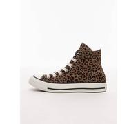Converse - Chuck Taylor All Star Hi - Sneakers alte con stampa leopardata in cavallino-Marrone 37