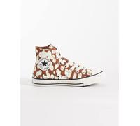 Converse - Chuck Taylor All Star Hi - Sneakers alte marroni e bianche con stampa pezzata-Multicolore 37.5