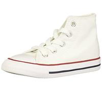 CONVERSE 7J253C Tutti Star Classic Hi Top Trainer Bianco Bambini UK 4 - 10