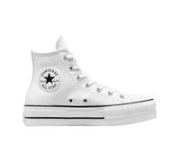 Converse - Chuck Taylor All Star Lift Clean Leather High Top - - Shoes - Donna - Bianco - 36 EU