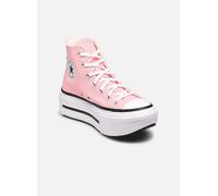 Converse Chuck Taylor All Star Lift Double Stack Platform Canvas Scarpa High Top, Cotone in Rosa, Taglia One Size Jellyfish Jitter chiaro/Egret