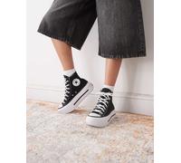 Converse - Chuck Taylor All Star Lift Double Stack - Sneakers nere con plateau-Nero WM 10.5