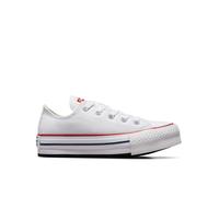 Converse Chuck Taylor All Star Lift Platform Scarpa Low Top, Cotone da Bambini in Bianco, Taglia 27 Bianco/Granato/Navy