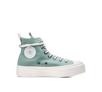Converse Chuck Taylor All Star Lift Platform Utility Sneaker Verde da Donna A08864C
