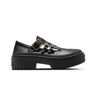 Converse Chuck Taylor All Star Lugged Heel Mary Jane Platform Scarpa Low Top, Pelle da Donna in Nero, Taglia One Size Nero/Nero/Oro