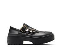 Converse Chuck Taylor All Star Lugged Heel Mary Jane Platform Scarpa Low Top, Pelle da Donna in Nero, Taglia One Size Nero/Nero/Oro