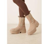 Converse - Chuck Taylor All Star Lugged - Stivaletti Chelsea beige con tacco e suola a carrarmato-Neutro 41.5