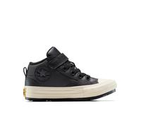 Converse Chuck Taylor All Star Malden Street Boot Scarpa Mid Top, Pelle da Bambini in Grigio, Taglia One Size Dark Matter/Total Eclipse