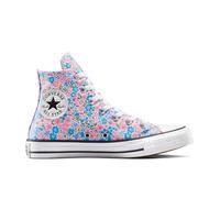 Converse Chuck Taylor All Star Mini Flowers Scarpa High Top, Cotone in Bianco, Taglia One Size Bianco/Gnarly Blue