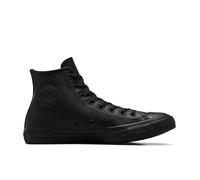 Converse Chuck Taylor All Star Mono Leather Scarpa High Top, Pelle in Nero, Taglia 36.5 Nero monocromatico