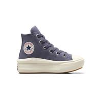 Converse Chuck Taylor All Star Move Platform Suede Scarpa High Top da Bambini in Viola, Taglia 28 Lavanda cenere/Egret
