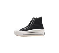 Converse Chuck Taylor all Star Move Scarpe Donna Modello Platform A12585C, Sneakers Mid in Tela di Colore Nero (Nero, Sistema Taglie Calzature EU, Adulto, Numero, Media, 37)