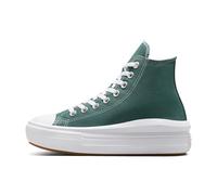 Converse Chuck Taylor All Star Move - Sneaker alte da donna, Verde, 8