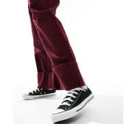 Converse - Chuck Taylor All Star Ox - Sneakers nere a pianta larga-Nero 35